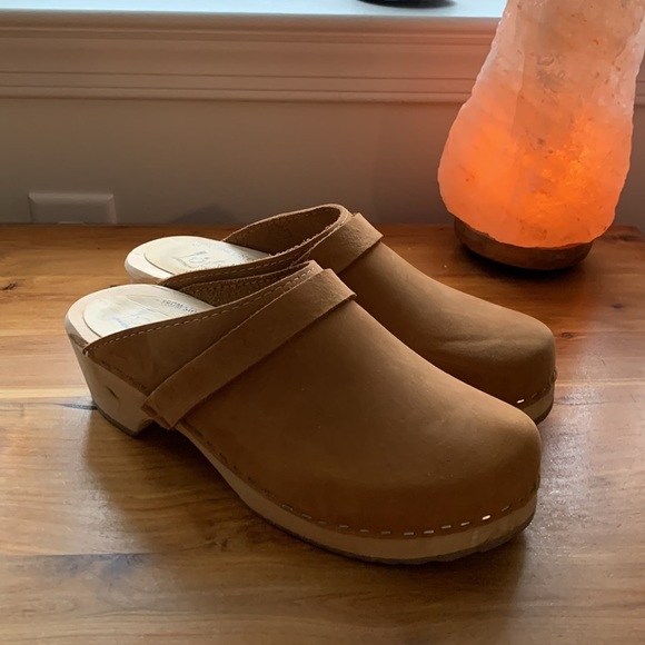 Lotta From Stockholm Shoes - Lotta From Stockholm Classic Nubuck Leather Clog